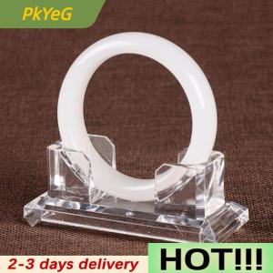 PkYeG Transparent Acrylic Bracelet Display Rack Bangle Organizer Storage Holder Stand
