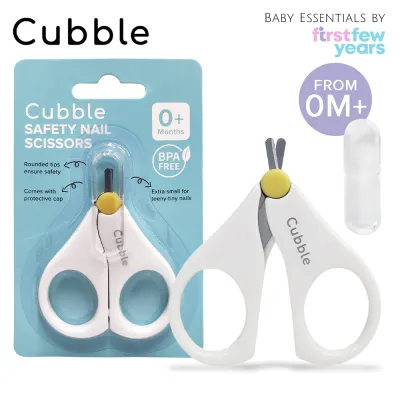 Cubble Baby Safety Nail Scissors for Newborn (From 0 Month+)