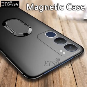 IDEA CASE - VIVO Y19S / Y29 5G SOFT CASE SILIKON MOTIF HITAM FREE RING STANDING CASING HANDPHONE