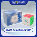 Rubik Gan 14 Maglev Frosted Gan 14 Maglev UV - Rubik 3x3 GAN Maglev Frosted UV Có Nam Châm - Zyo Rubik. 