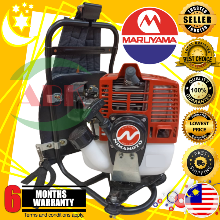 NIMAMOTO AGE 320BC BACKPACK MOTORIZED BRUSH CUTTER MESIN RUMPUT MADE IN JAPAN Lazada