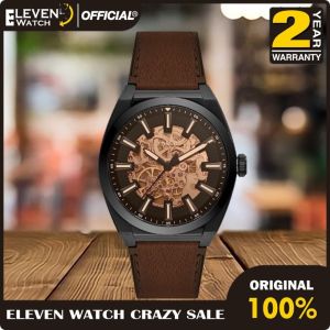 [Promo] Jam Tangan Pria FS ME3207 / ME 3207 Everett Automatic Dark Brown Eco Leather Original Garansi 2 Tahun [✔COD][100% Authentic]