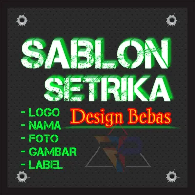 Sablon Logo Setrika I Design Bebas