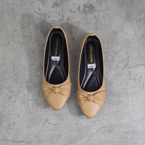 Flatshoes Wanita Sol Karet HR41 Empuk Nyaman
