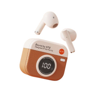 SWALLOWED Retro Camera Wireless Headphones with Touch Control In-Ear HiFi Stereo Headphone Earbuds HiFi Stereo Sports Headset Air-conduction