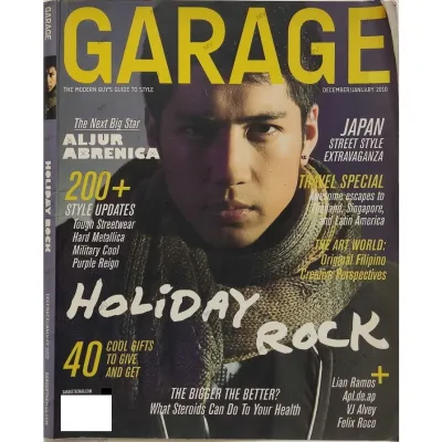 [PRE-LOVED OLD COPY] GARAGE Magazine December 2009-January 2010 ALJUR ABRENICA