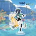 Mô hình Standee Genshin Impact Xiao nhân vật hệ Phong Kim Bằng Ngũ Hiển Tiên Nhân Phụ kiện trang trí để bàn góc học tập. 