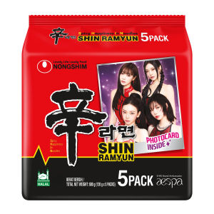 Nongshim Spicy Mushroom Shin Ramyun Halal (Limited Edition aespa)