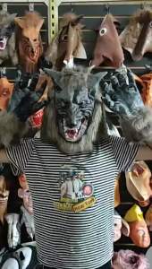 Halloween Werewolf Gloves Ghost Festival Terror Wolf Claw Set Beast Gloves Black Wolf Terror Womens White Ghost Gloves
