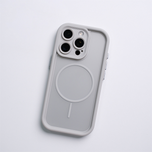 Sanptoch For Magsafe Silicone Armor Phone Case For iPhone 16 / 15 / 14 / 13 Pro Max Matte Skin-friendly Hard Back Cover For iPhone 16 15 14 Plus Military-shockproof Bumper Edge Protection Casing