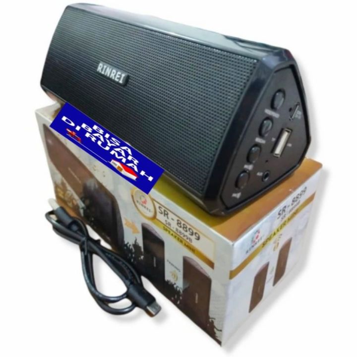 Speaker bluetooth terbaik rinrei 8899b super bass portable salon aktif