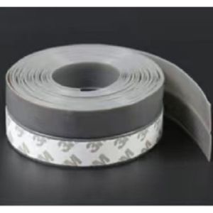 SG Silicone Gap Sealer Strip 5m - Window Glass Door Bottom Seal SoundProof Insect Smoke Sound Proof Self Adhesive Seal