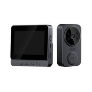 Wireless Video Doorbell with 4.3-inch IPS Screen No WiFi Needed Two-Way Intercom Infrared Night Vision Long Range 100m for Home Security
