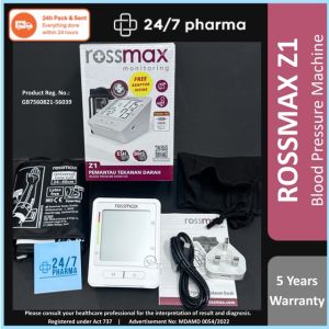 ROSSMAX Z1 Automatic Blood Pressure Monitor BP Meter (5 Years Warranty) z 1 Mesin Tekanan Darah Ross Max