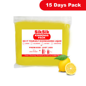[SIK-SIK] DIY Dishwashing Liquid Kit (4L - 16L Yield) - Easy Mix Formula - Calamansi & Lemon Scent