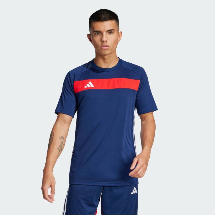 adidas Football Tiro 25 Essentials Jersey Men Blue JD0452 Lazada Indonesia