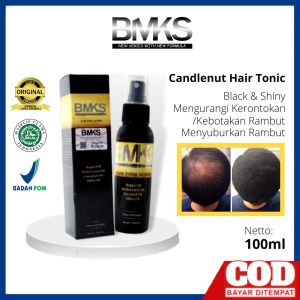 BMKS HAIR TONIC Tonik Spray Kemiri Pelurus Penumbuh Pemanjang Penyubur Perawatan RAMBUT ORI