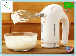 NetMego 300W Hand Mixer High-Power Hand-held Stirring Machine N38D Pengadun Tangan 手动搅拌器 Blender Mixer Console Mixer - Lazada