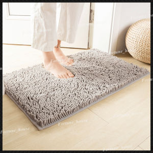 Thicken Chenille Bath Mat Bedroom Floor Anti-slip Absorbent Quick Dry Pad Bathtub Absorption Rug Non-slip Toilet Carpet For Living Room