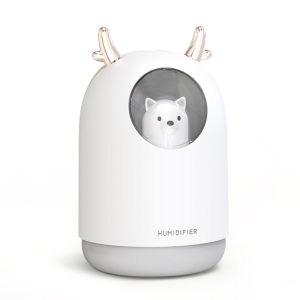 300ml Polar Bear Cartoon Diffuser Air Aromatic Humidifier with Essential Oil Aromatic Childrens Bedroom