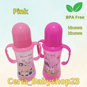 Kinawa Botol Susu Bayi Reguler 250ml untuk Usia 6 bulan keatas Bahan PP Berkualitas BPA Free