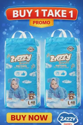 [B1T1] ZAZZY BANJO Large 48 pcs Diaper Pants Free Shipping