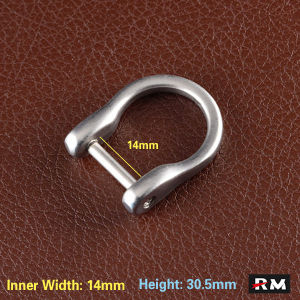 [Removable] Bag Handle Buckle Bag Strap Connecting Buckle Bamboo Handle Horseshoe D Buckle Luggage Hardware Accessories Screw-Type Stitch-Free U-Shaped Hook Buckle Apparel Keychain