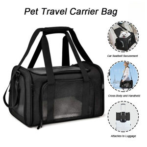Pet Travel Carrier Bag for Cat&Dog Large Capacity Foldable Waterproof Travel Puppy Carrier Pack