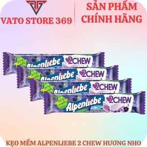 Kẹo mềm ALPENLIEBE 2Chew hương nho thỏi 24.5g