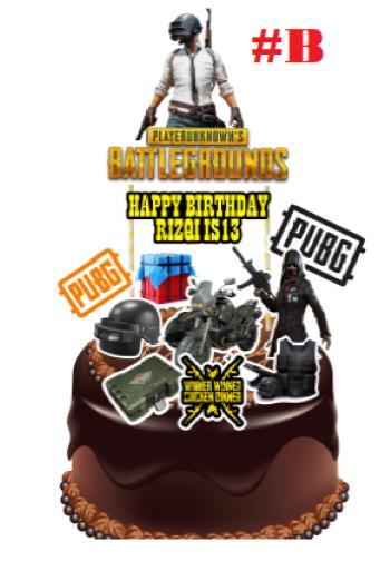 Seyal Pubg Happy Birthday Cake Topper Price in India - Buy Seyal Pubg Happy  Birthday Cake Topper online at Flipkart.com