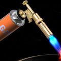 Cassette gun heads Burner Flame Gun High Temperature Copper Gas Torch Brazing Barbecue Kitchen Baking Tool Flamethrower. 