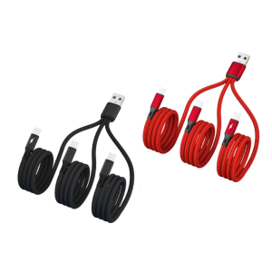 3 trong 1 cáp USB USB để 3x Loại-C kết nối dây nối Bộ nguồn Dây sạc nhanh dây sạc dây nối