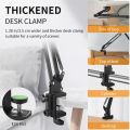 Overhead Phone Stand Articulating Arm Table Stand Mount Flexible 360° Rotation Cell Phone Clip Holder for All Smart Phone Microphone. 