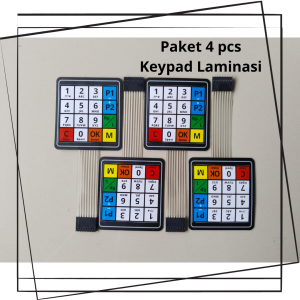 Paket Bundle 4 Pcs Keypad Pom Mini Tombol Pertamini Custom Bestpresset
