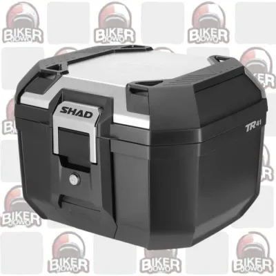 Shad Box TR41 Top Box Touring Riding - Aluminium Top Box Universal Travel Luggage Storage Motorcycle Accessories