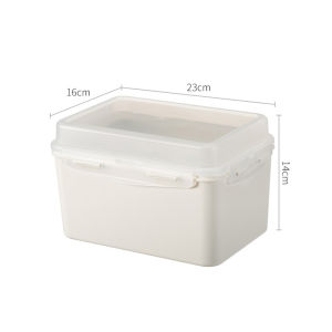 Vision 2.6L Bread Storage Box with Transparent Lid Bread Keeper - Airtight Bread Storage Container for Homemade Bread and Bakery Loaf Plastic Bread Box for Kitchen Countertop Food Storage Box