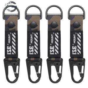 4Pcs Outdoor Hanging Belt Buckle Multifunctional Hook and Strap Nylon Webbing Buckle Camping Hiking Outdoor Accessories