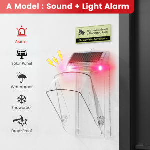 SMATRUL Waterproof Camera Anti-Theft Bracket Doorbell Case Cover Door Bell Chime Protective Cover Magnetic Audible and Visual Alarm Transparent High Temperature Resistant Impact Resistant Outdoor Door Monitoring Special Protective Bracket Fit Ring Blink