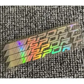 4pcs SPORT Style Car Tyre Rims Wheel Hub Racing Sticker Graphic Decal Accessories