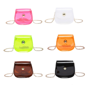 Women Bag Chains Shoulder Bag Clear Bag Purse Shopping Dating Bag Small Crossbody Bag Trendy Messenger Bag