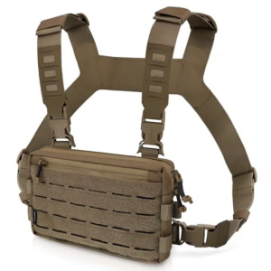 Tacticals Chest Bag Utility Molles Chest Rig Pouch with Adjustable Strap Outdoor Chest Rigs Vest for WorkoutsCycling