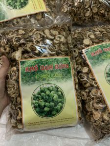 Combo 2kg trà khổ qua thái lát mướp đắng khổ qua khô lát nhỏ giúp hạ huyết áp giảm cân thanh nhiệt mát gan