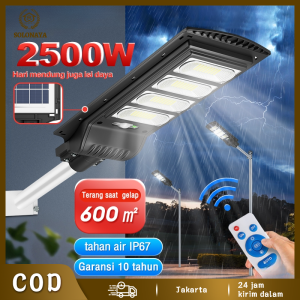 【Garansi 10 tahun】Lampu Jalan Tenaga Surya Matahari Ready Stock 1000W Solar Sensor Street Cell Lights LED lampu surya Solar Light  Lampu sensor LED Luar Ruangan Lampu Sorot Surya  anti air outdoor pencahayaan 24 jam