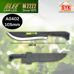 SYK Samlee Knife With Cover Outdoor Gardening Tools Steel Knife Pisau Potong Pokok Kecil Akar Pisau Kebun