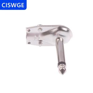 [COD] CISWGE 6.35mm Mono Jack góc phải cắm phẳng nam Guitar hiệu ứng kết nối bàn đạp kết nối micro khuếch đại Kết nối