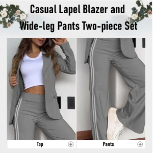 Wide Leg Pants Two Piece Set Turtleneck Womens Suit Autumn Winter