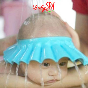 ♥♥♥ (𝐒𝐆 𝐒𝐞𝐥𝐥𝐞𝐫) BabySPA Adjustable Baby Shampoo Bath Shower Cap Pink Blue Hat for Babies Face Shield