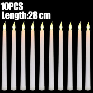 10pcs LED dài nến Flameless Chỉ đèn nến chạy bằng pin đèn nến cho Trang chủ sinh nhật đám cưới tiệc tối trang trí