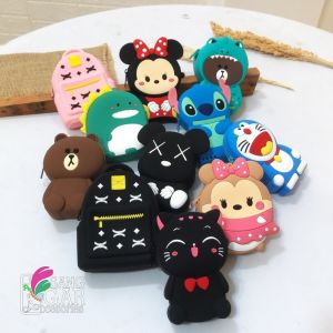 SGA DOMPET SILIKON KARAKTER LUCU & POUCH ANTI AIR WATERPROOF
