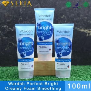 WARDAH PERFECT BRIGHT CREAMY FOAM SMOOTH GLOW / WARDAH CREAMY FOAM